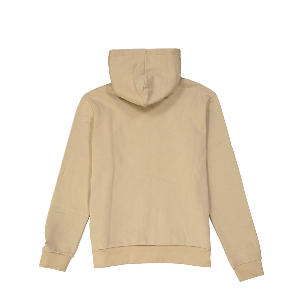 Beige Cotton Sweatshirt - ventzia