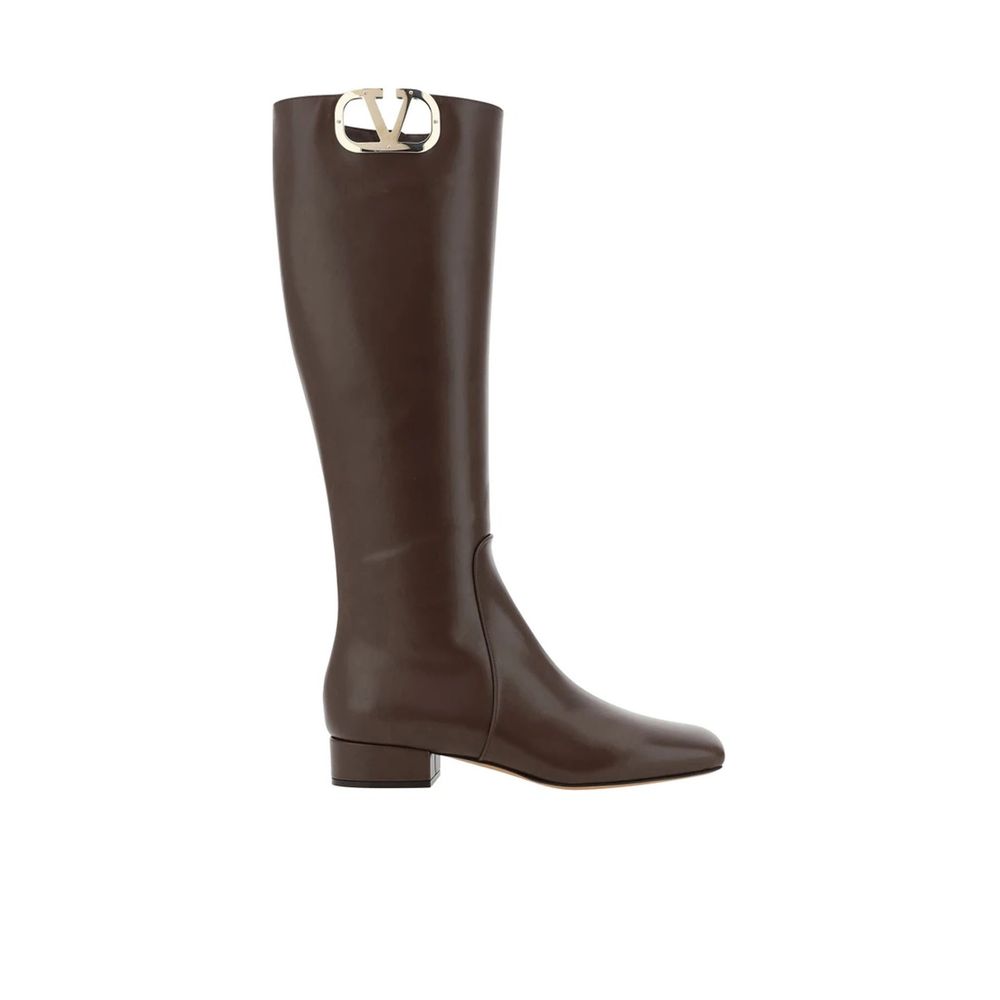 Brown Calfskin Boots - ventzia