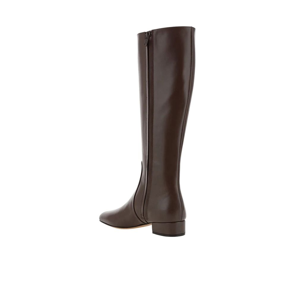 Brown Calfskin Boots - ventzia