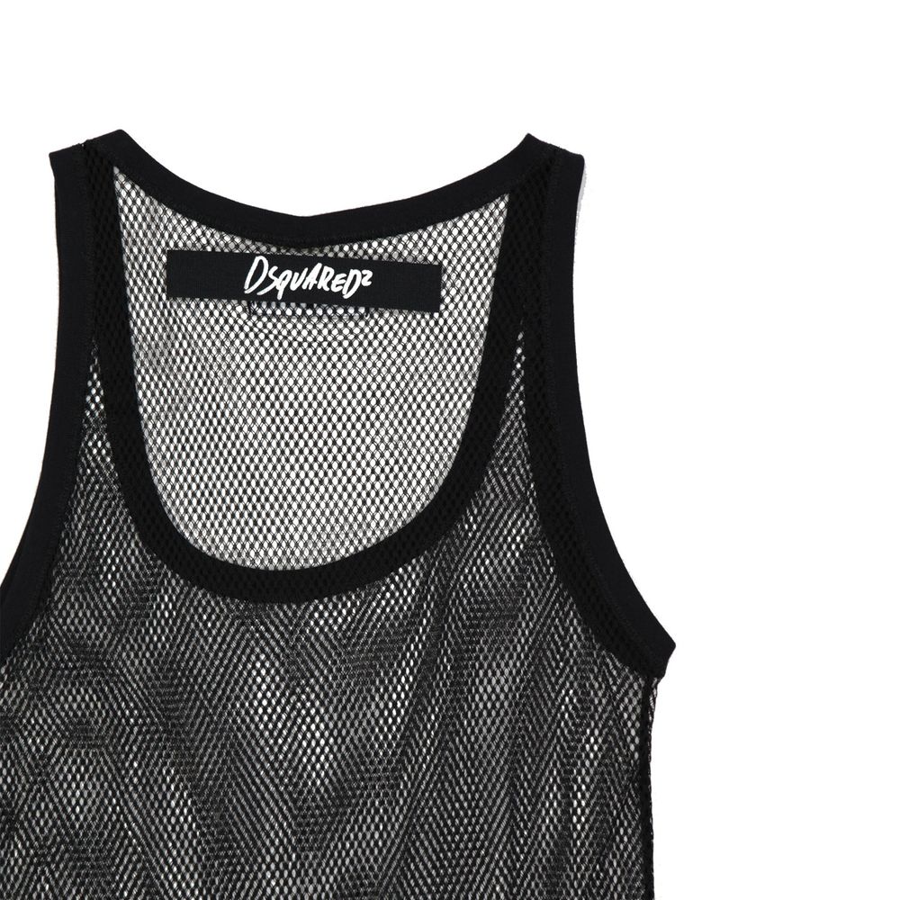 Black Cotton Tank Tops - ventzia