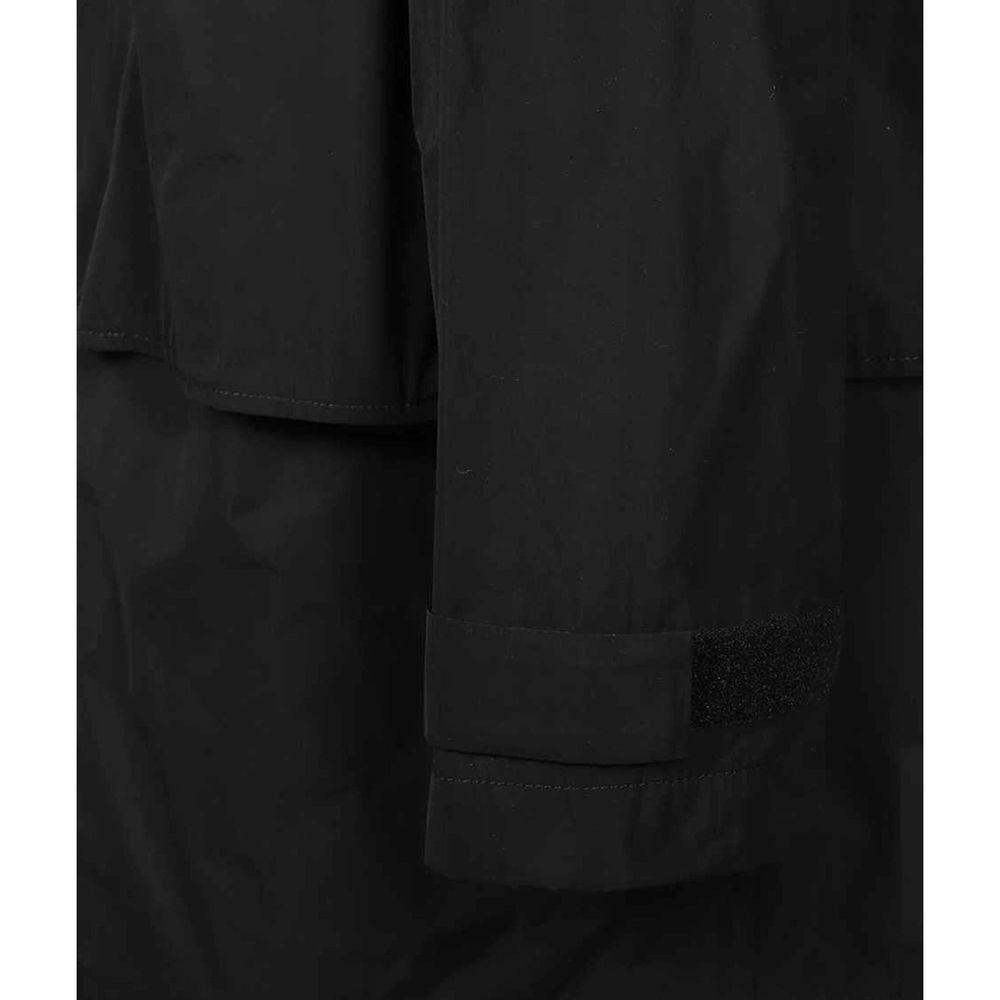 Black Nylon Shell Jacket - ventzia
