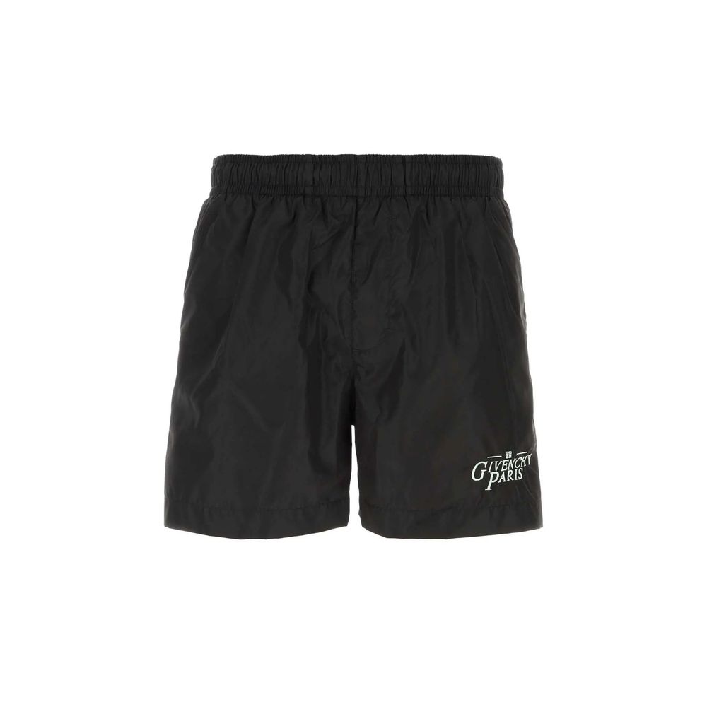 Black Polyamide Swim Shorts - ventzia