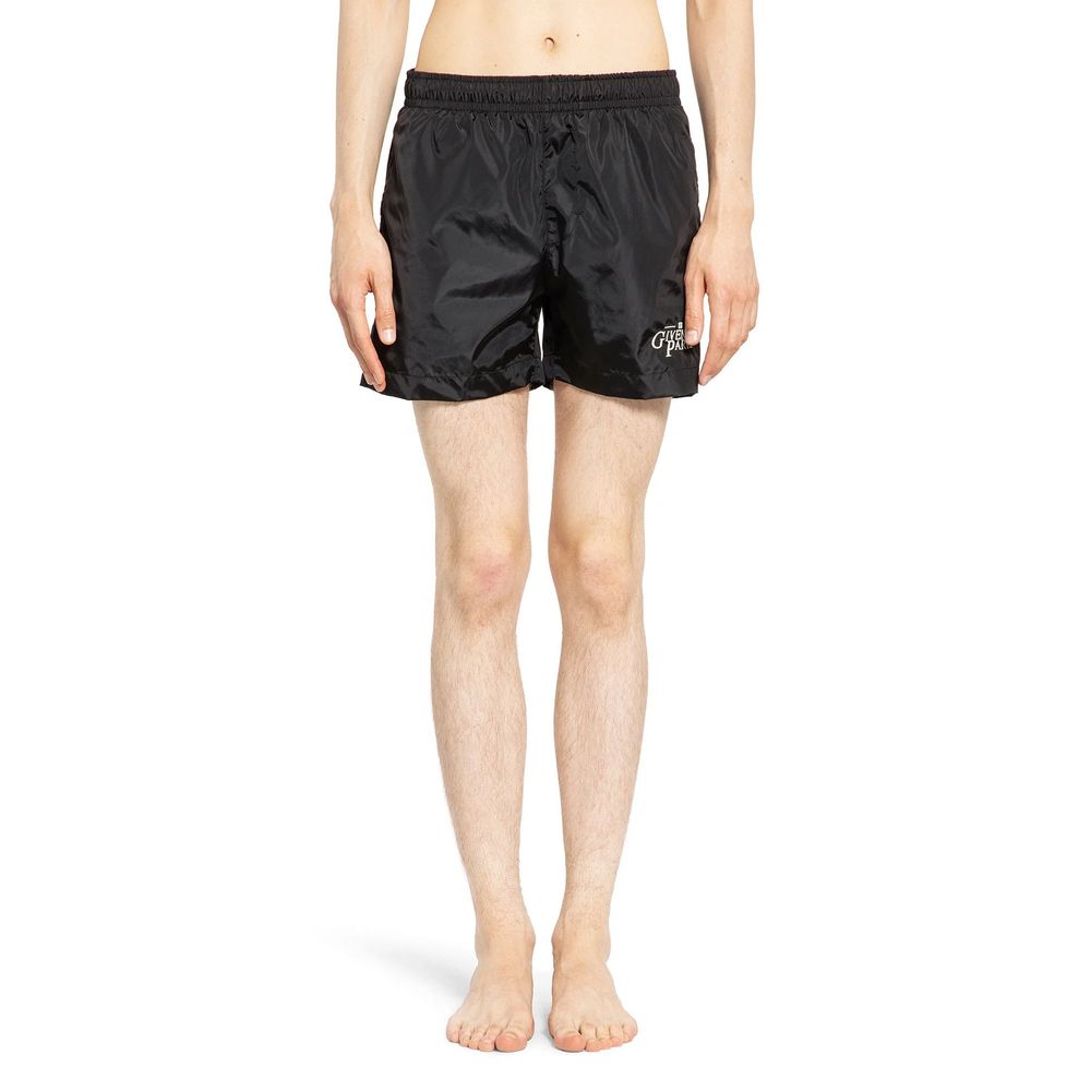 Black Polyamide Swim Shorts - ventzia