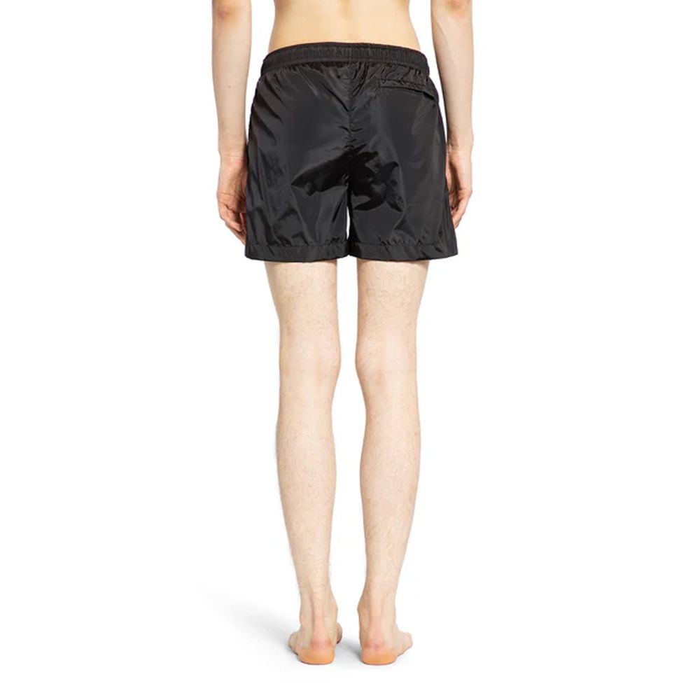 Black Polyamide Swim Shorts - ventzia