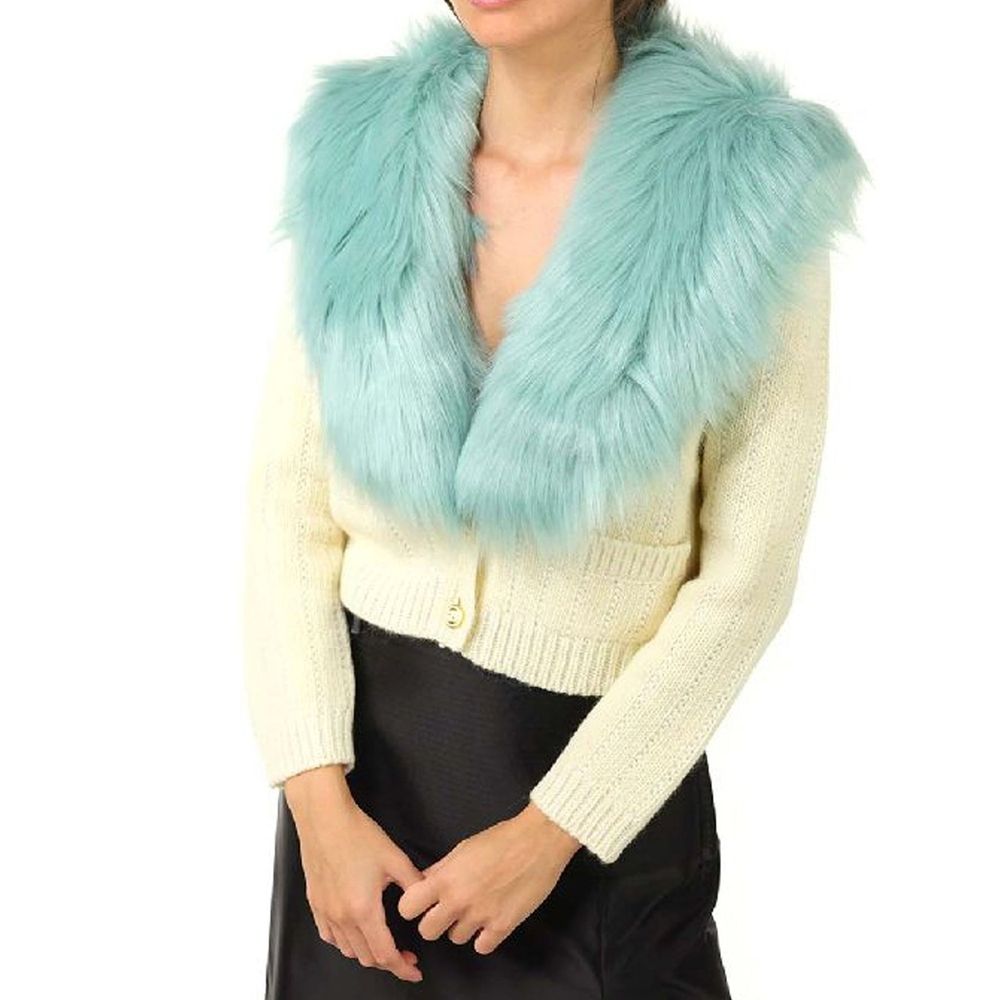 White Wool Cardigan - ventzia