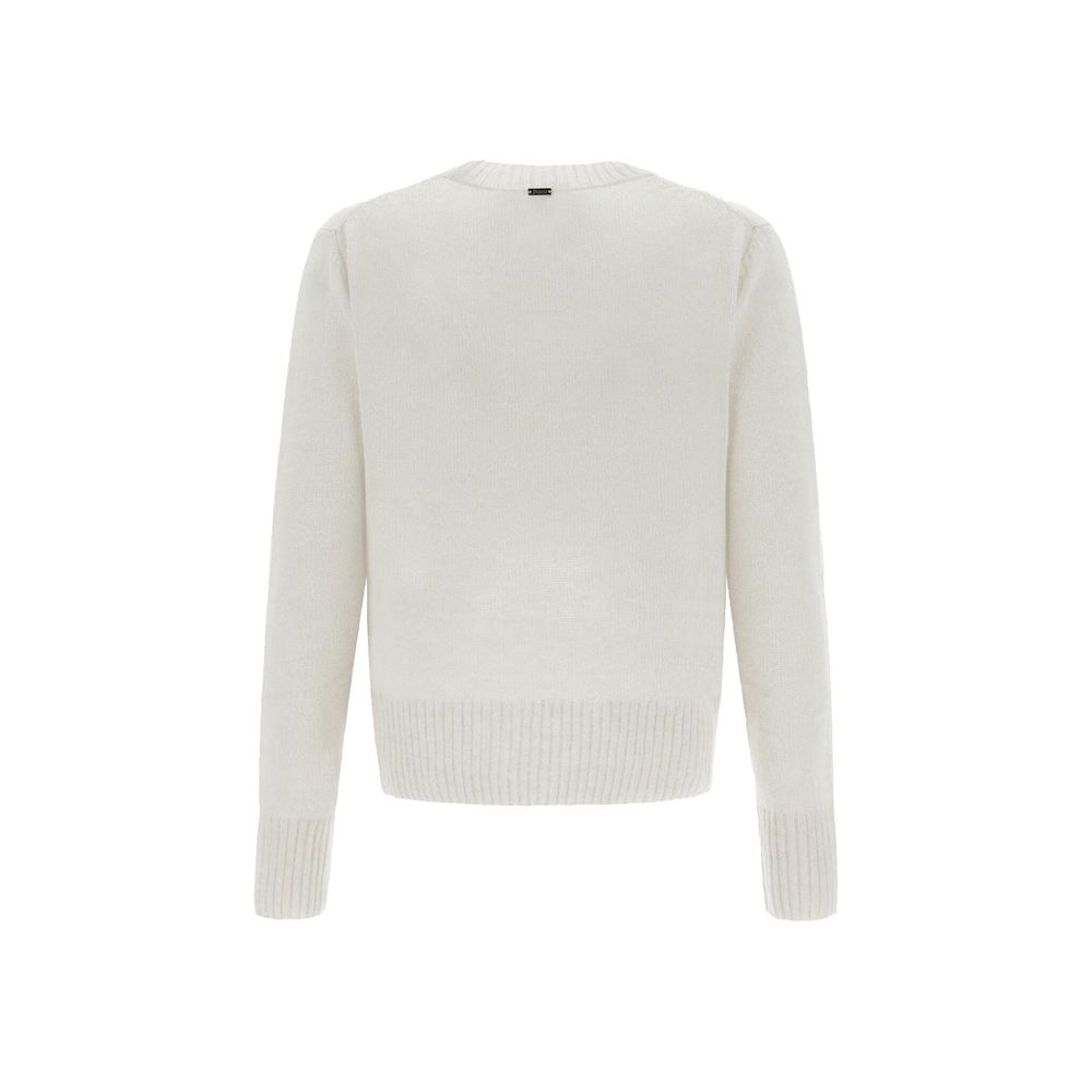 White Cashmere Sweater - ventzia