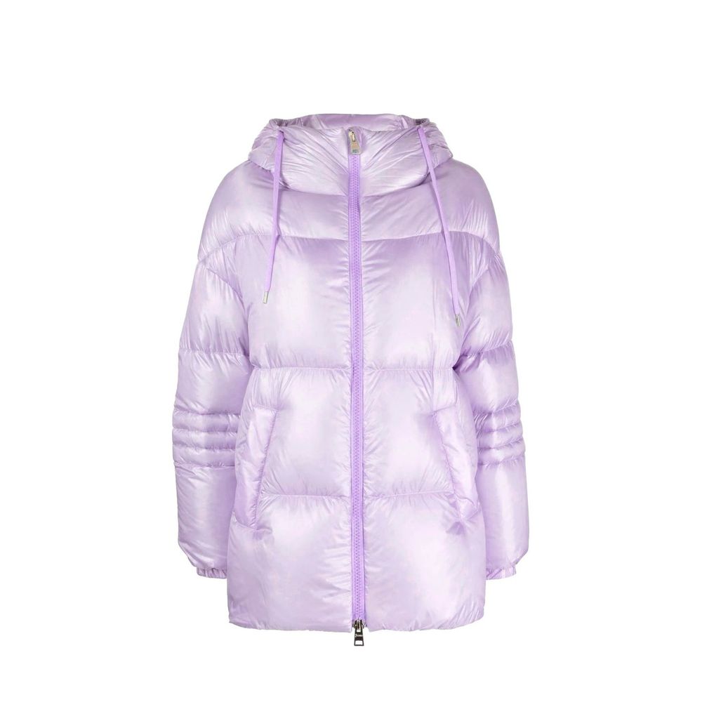 Multicolor Polyamide Full-Length Jacket - ventzia