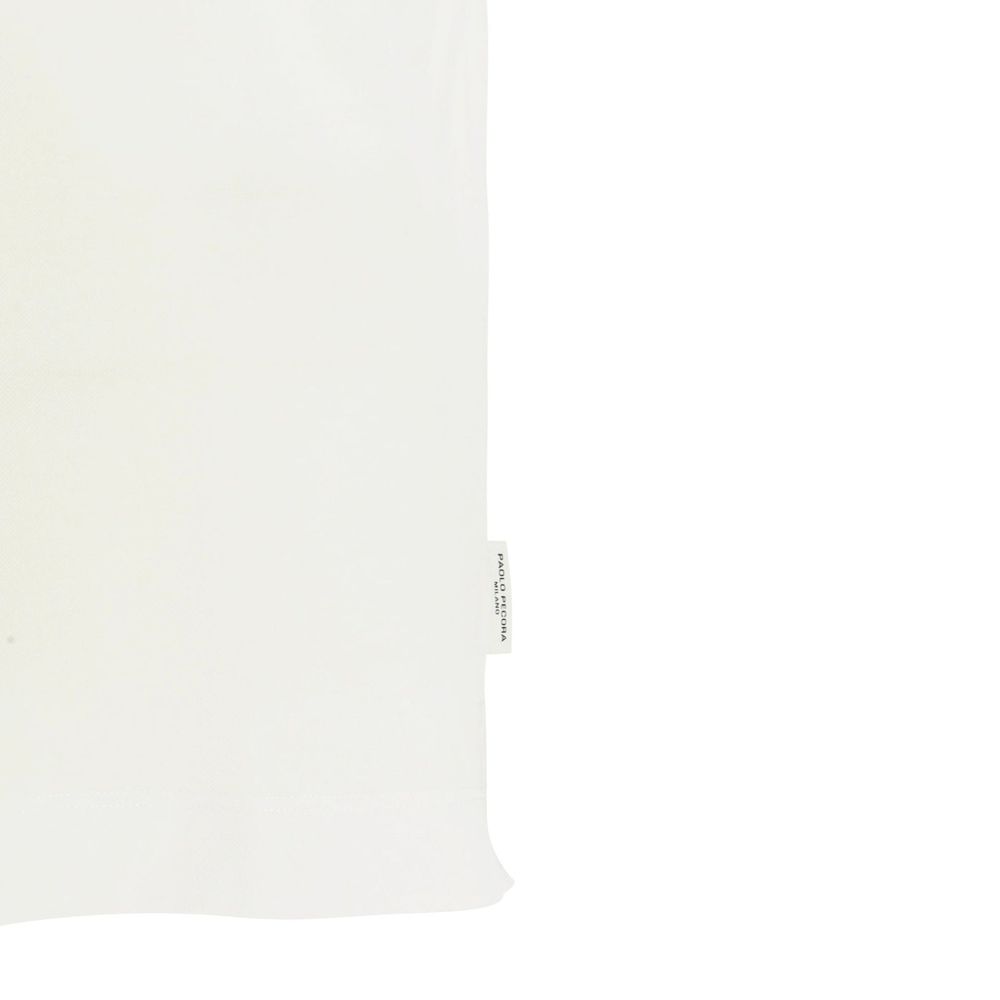 White Cotton T-Shirt - ventzia