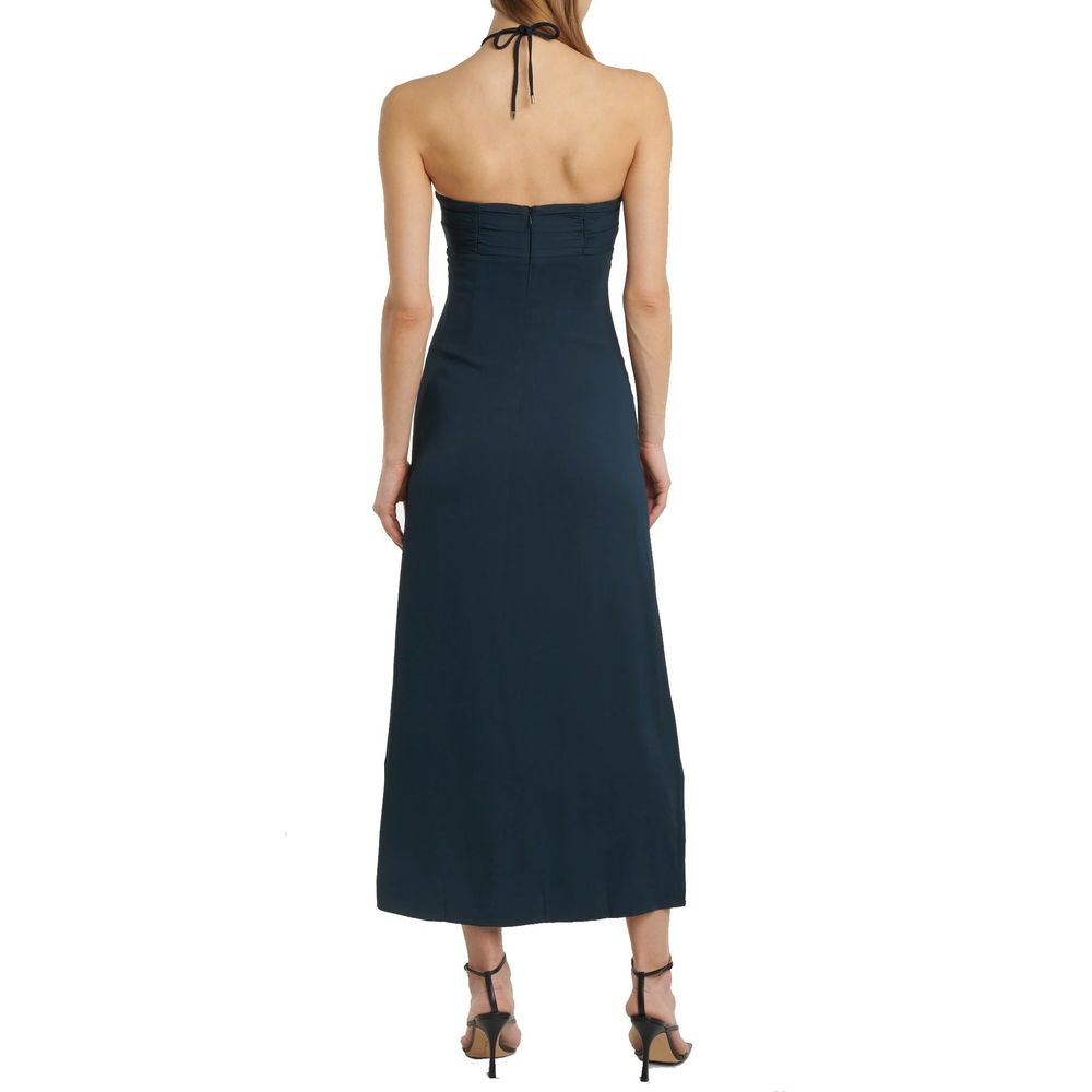 Gray Viscose Casual Dress - ventzia