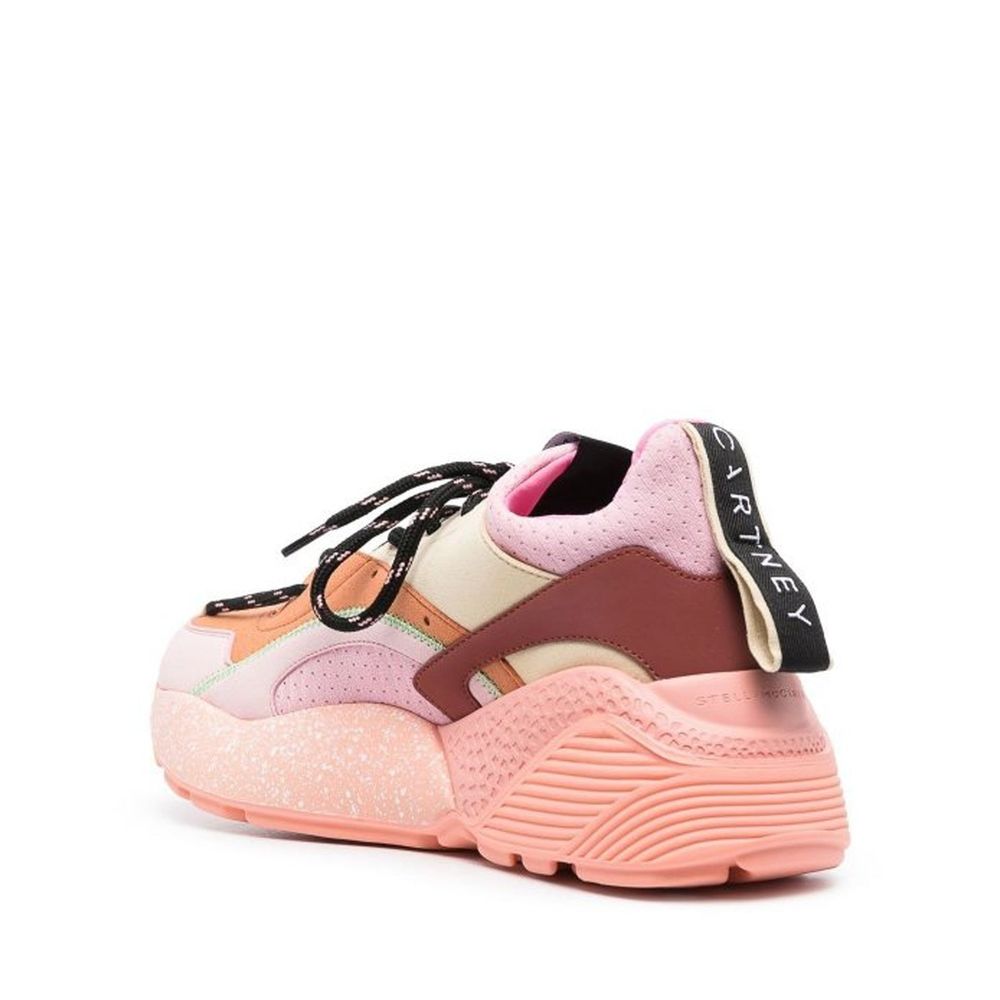 Orange Polyethylene Chunky Sneakers - ventzia