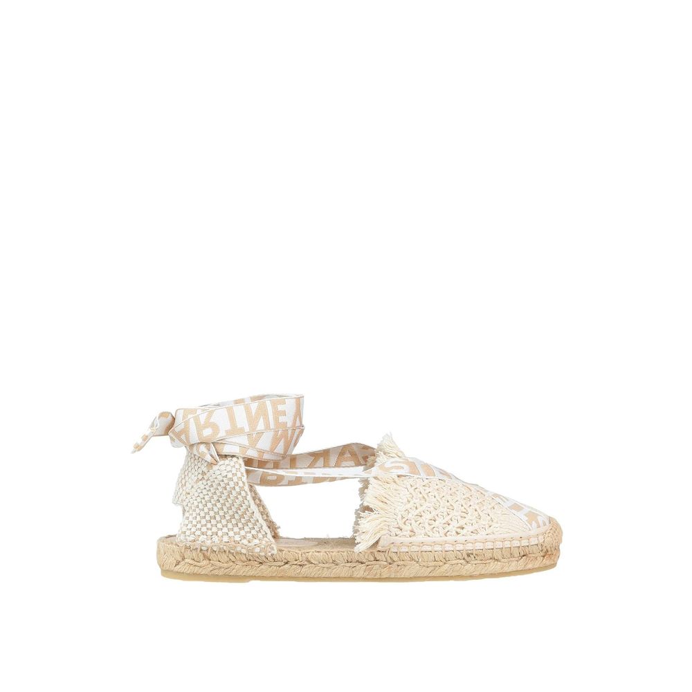 Beige Canvas Espadrilles - ventzia
