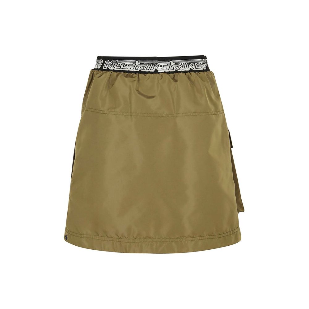 Bicolor Polyester Mini Skirt - ventzia