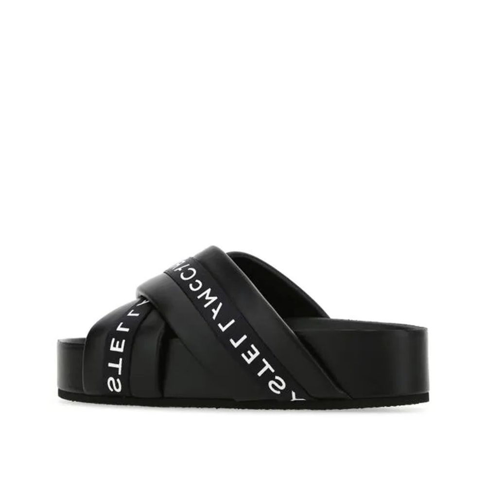 Black Polyethylene Slippers - ventzia