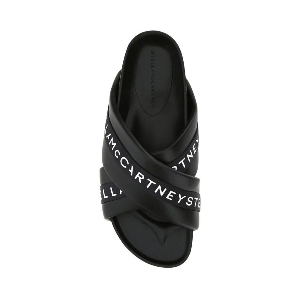 Black Polyethylene Slippers - ventzia