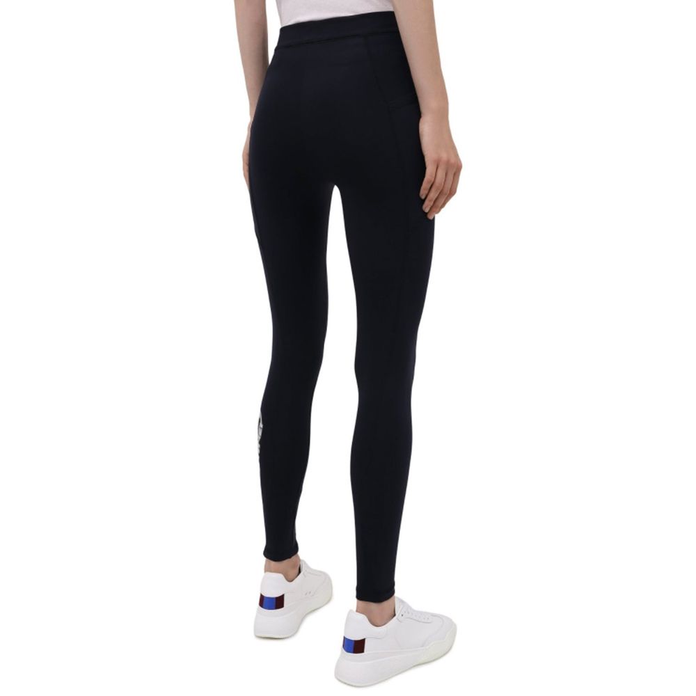 Blue Polyamide Athletic Pants - ventzia