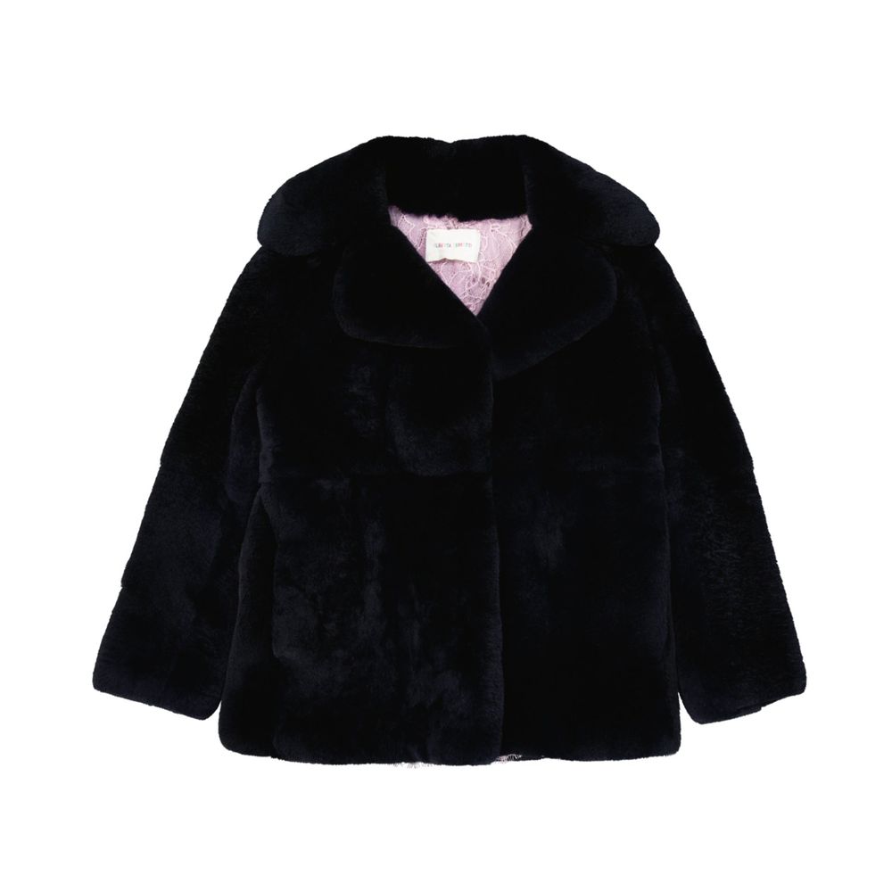 Blue Rabbit Fur Coat - ventzia