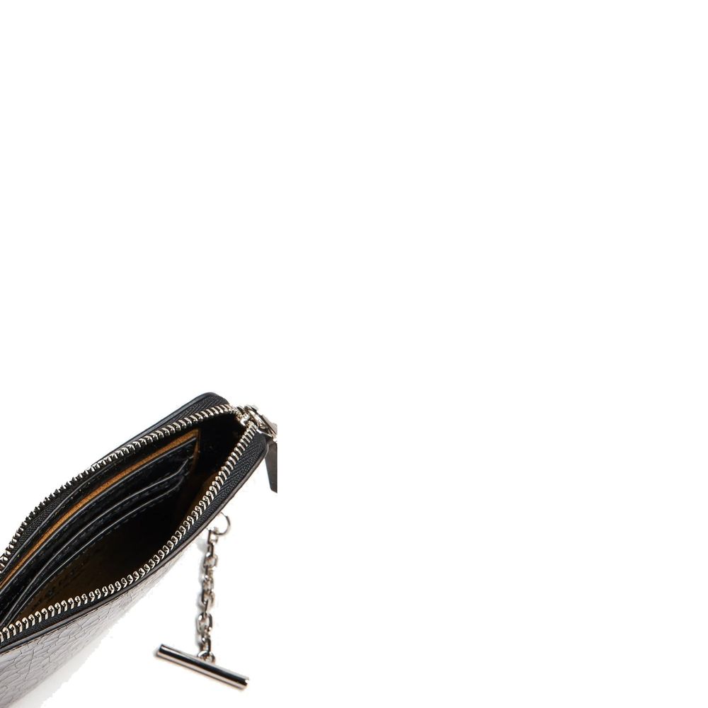 Black Calfskin Clutch Bag - ventzia