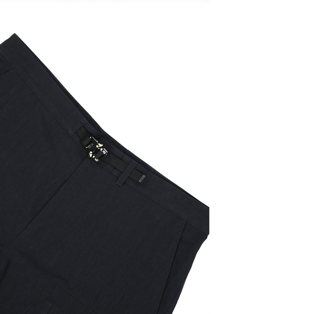 Black Cotton Bermuda Shorts - ventzia