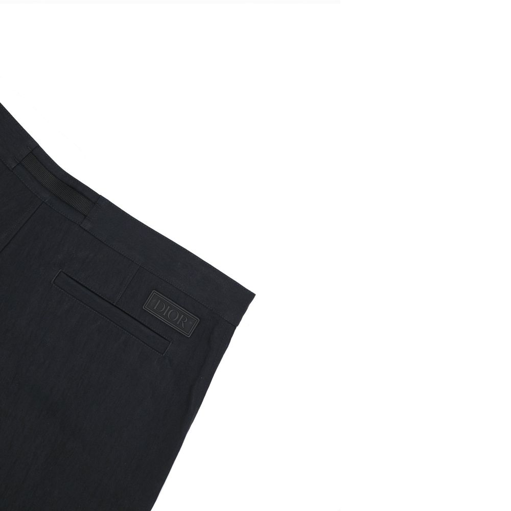 Black Cotton Bermuda Shorts - ventzia