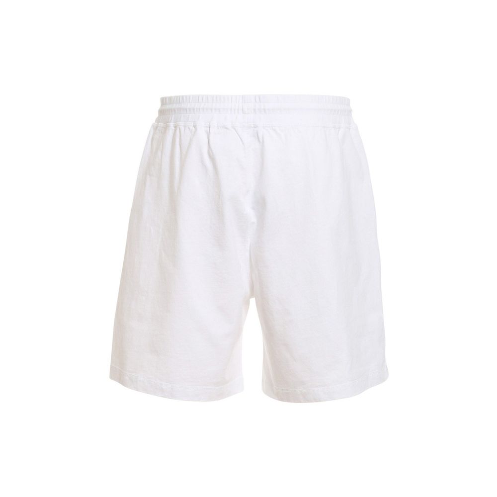 White Cotton Shorts - ventzia
