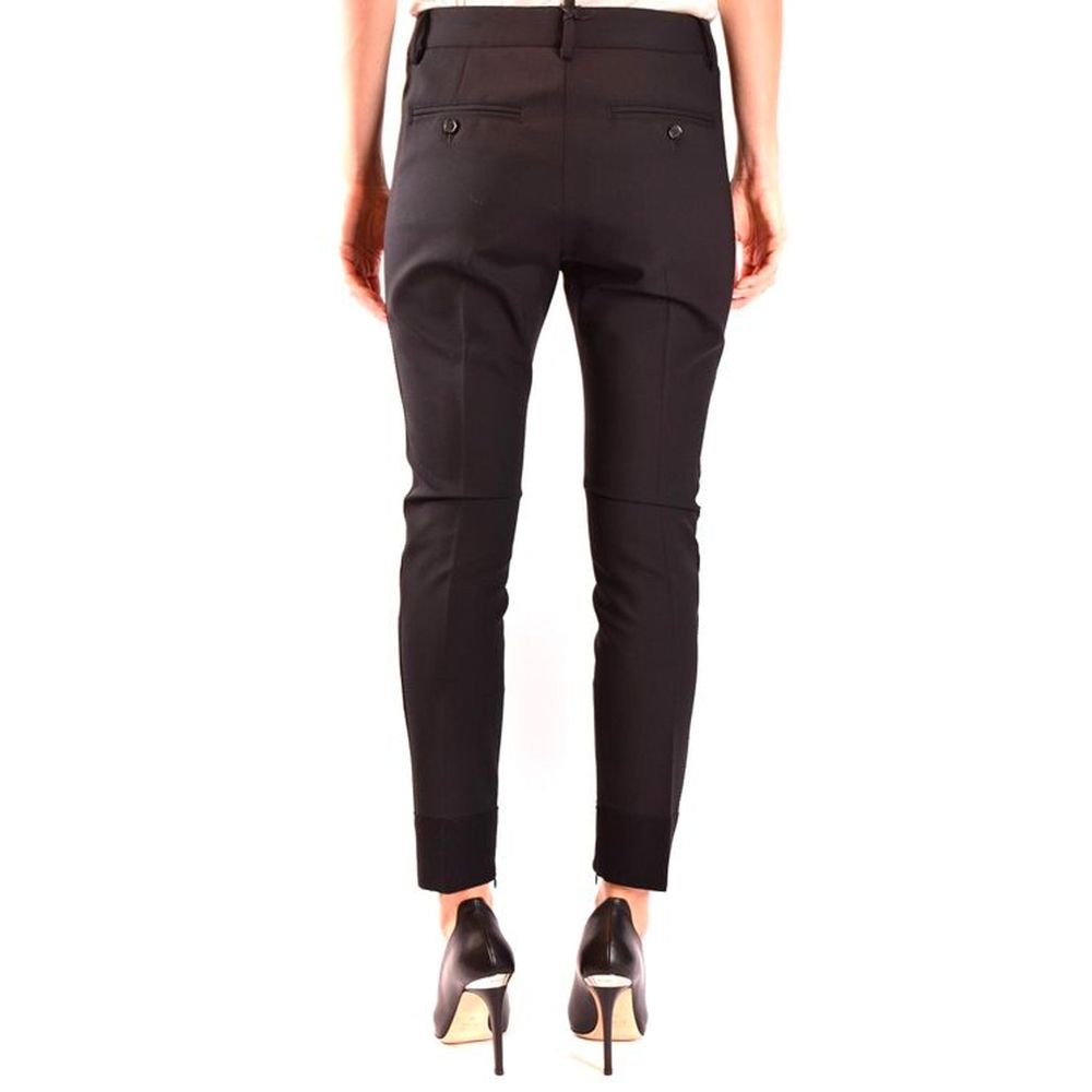Black Wool Dress Pants - ventzia