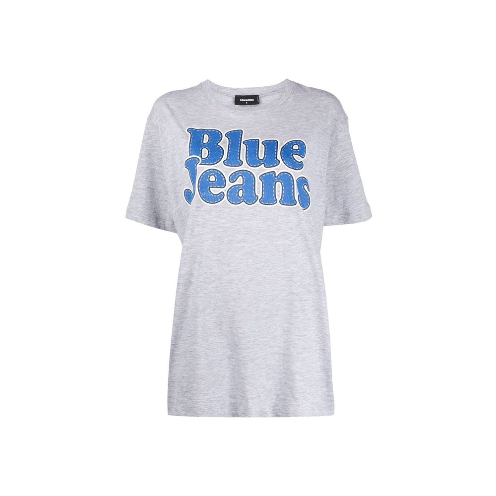 Gray Cotton T-Shirt - ventzia