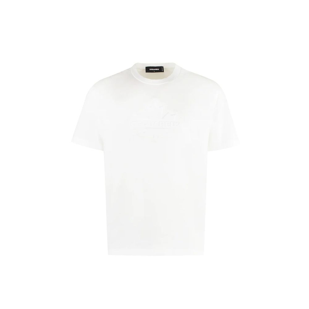 White Cotton T-Shirt - ventzia