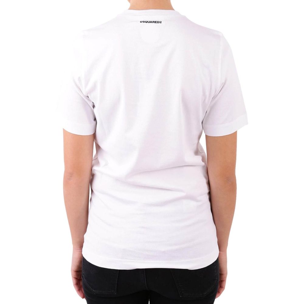 White Cotton T-Shirt - ventzia