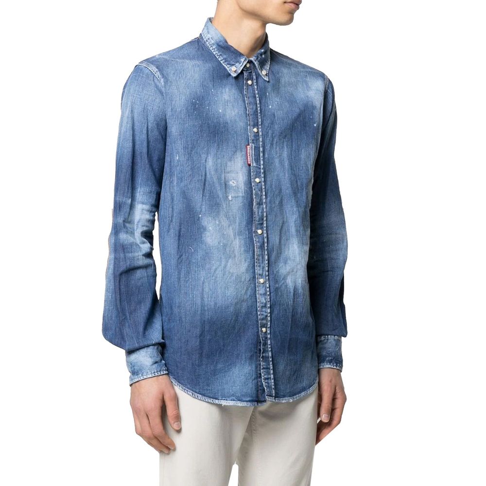 Blue Denim Shirt - ventzia