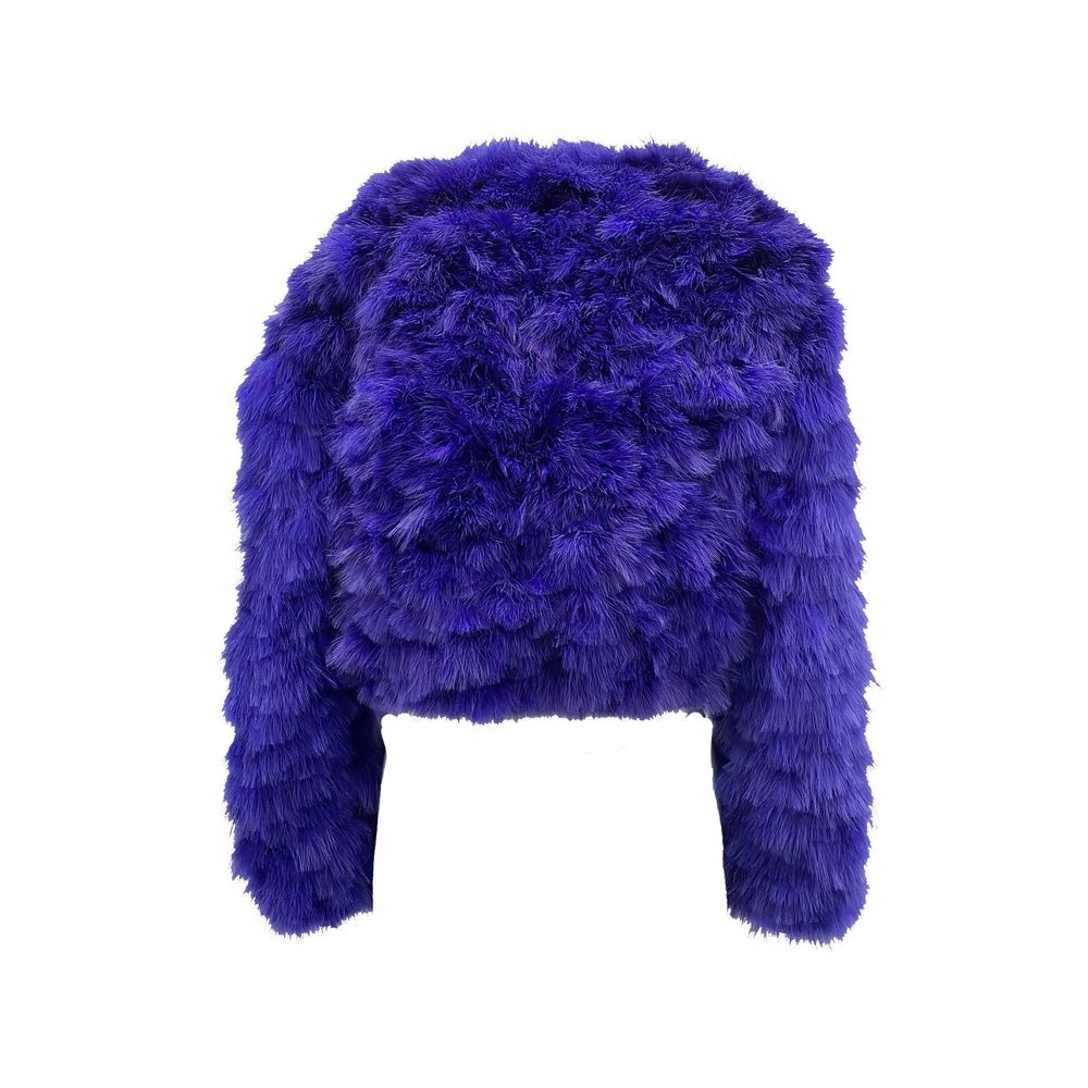 Blue Feather Bomber - ventzia