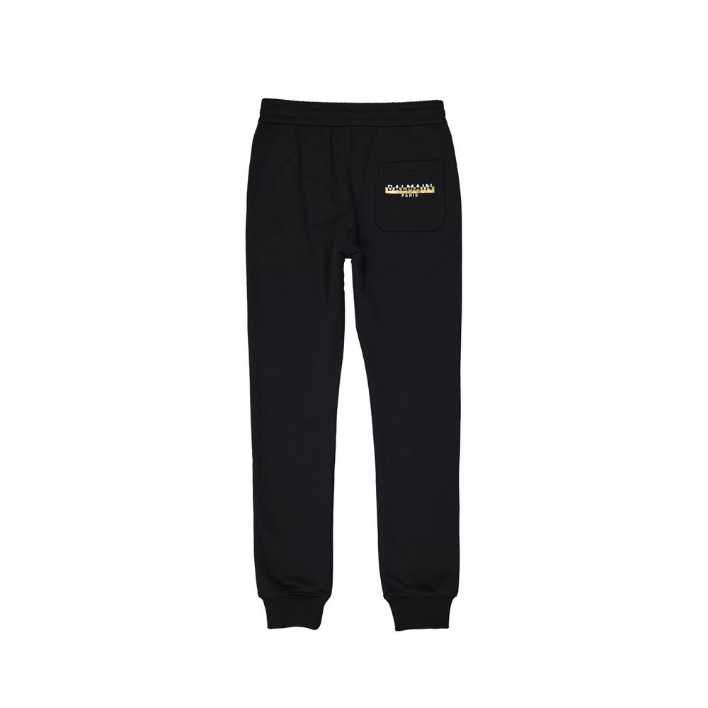 Black Cotton Joggers (Workout Pants) - ventzia