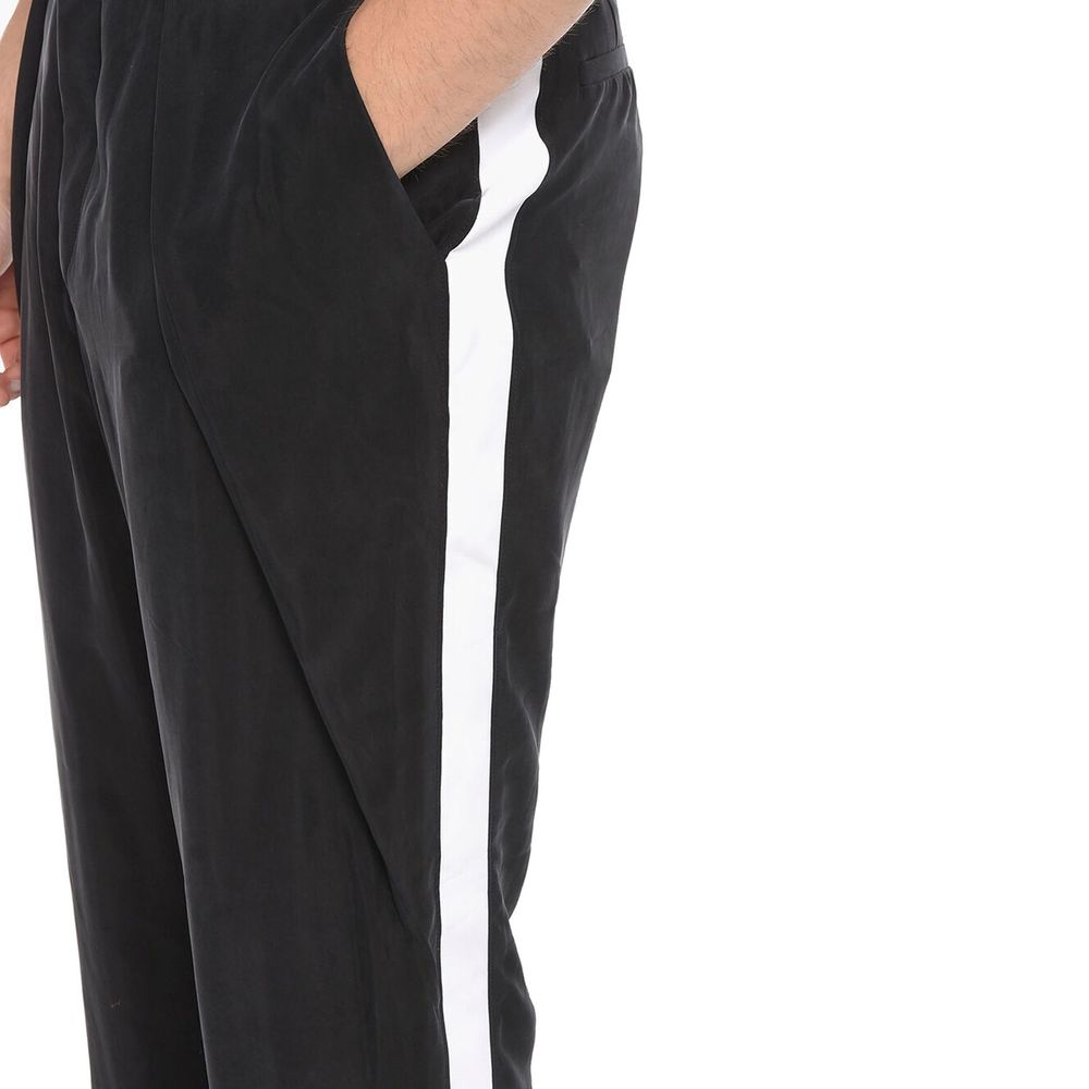 Black Copper Cropped Pants - ventzia