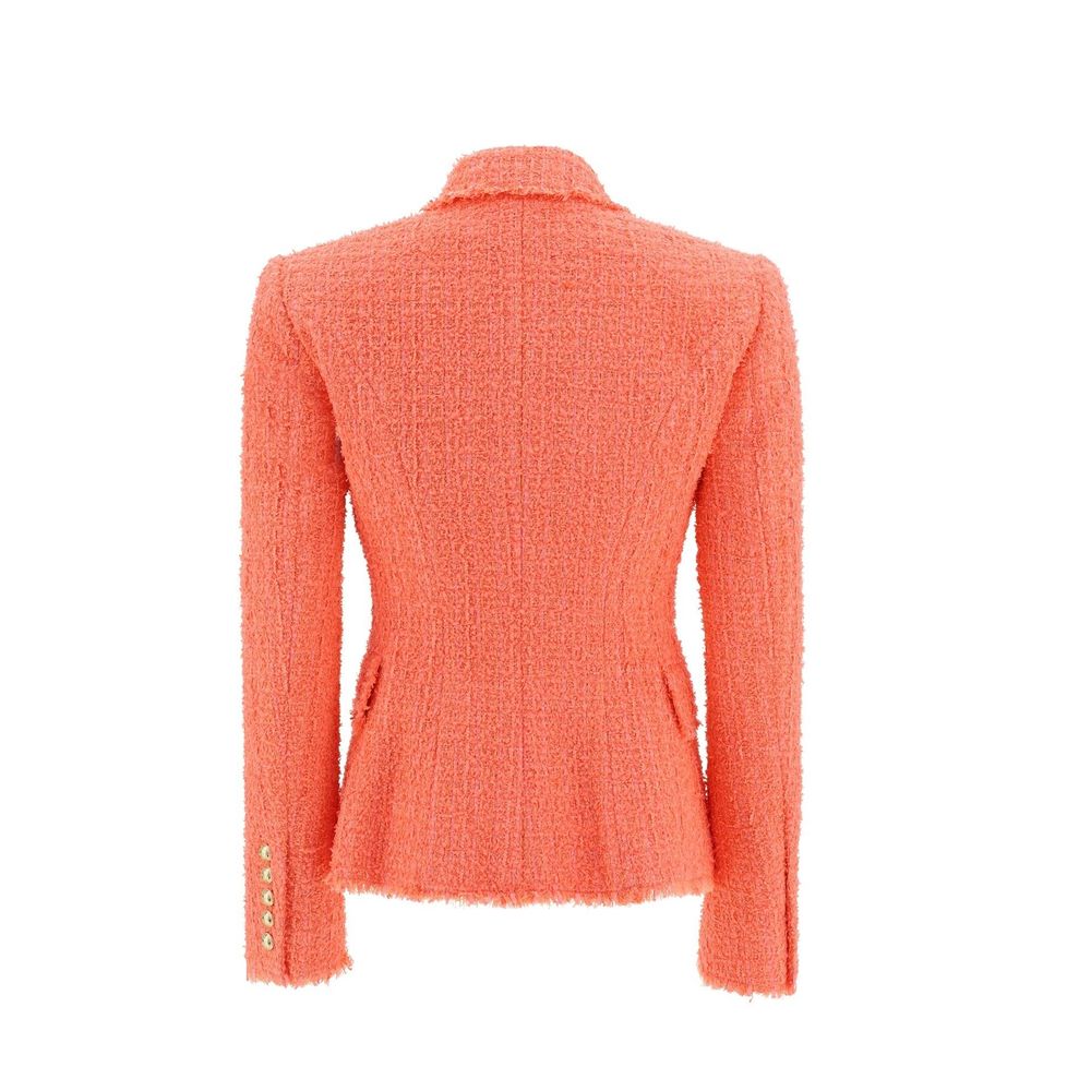 Orange Cotton Blazer - ventzia