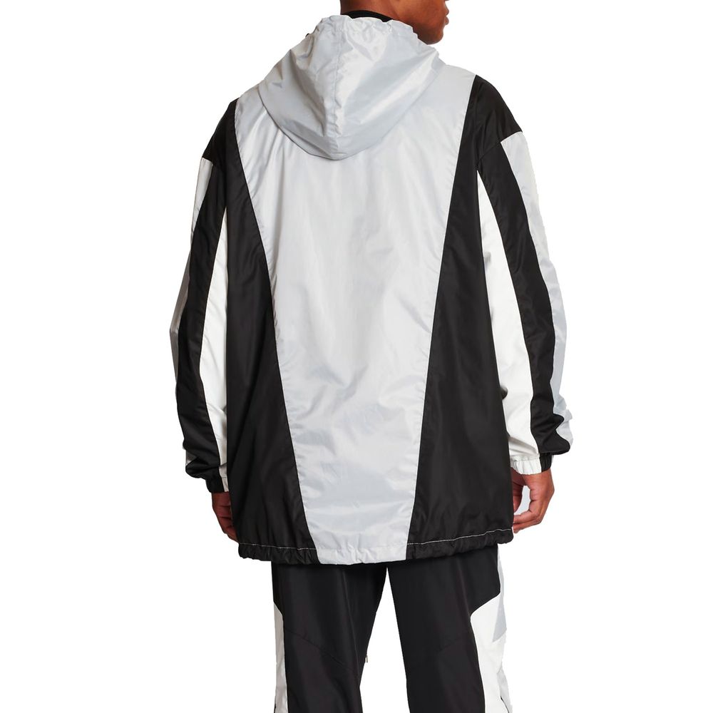 Black Polyester Shell Jacket - ventzia