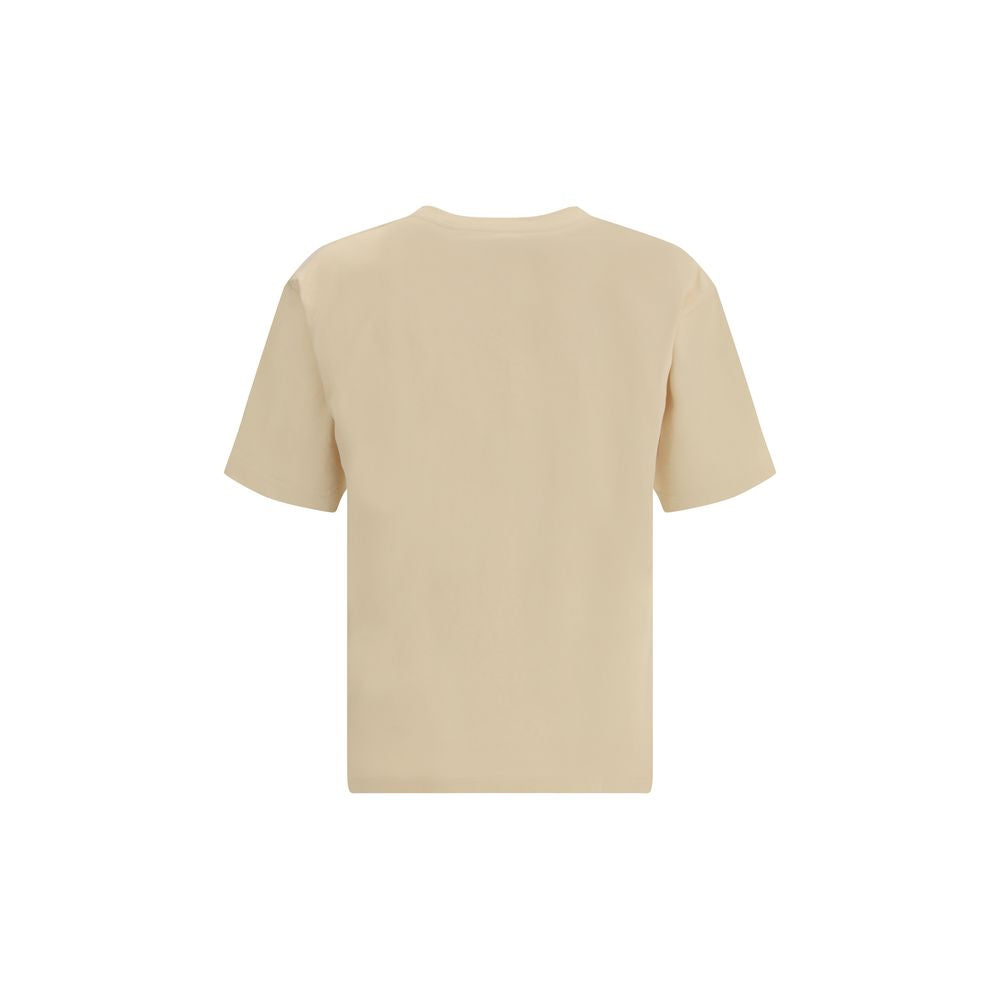 Beige Cotton T-Shirt - ventzia