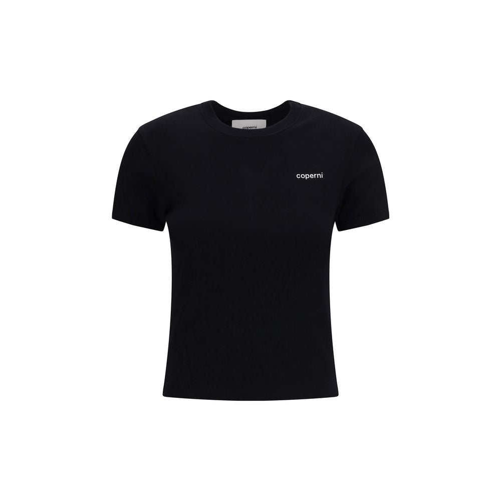 Black Cotton T-Shirt - ventzia