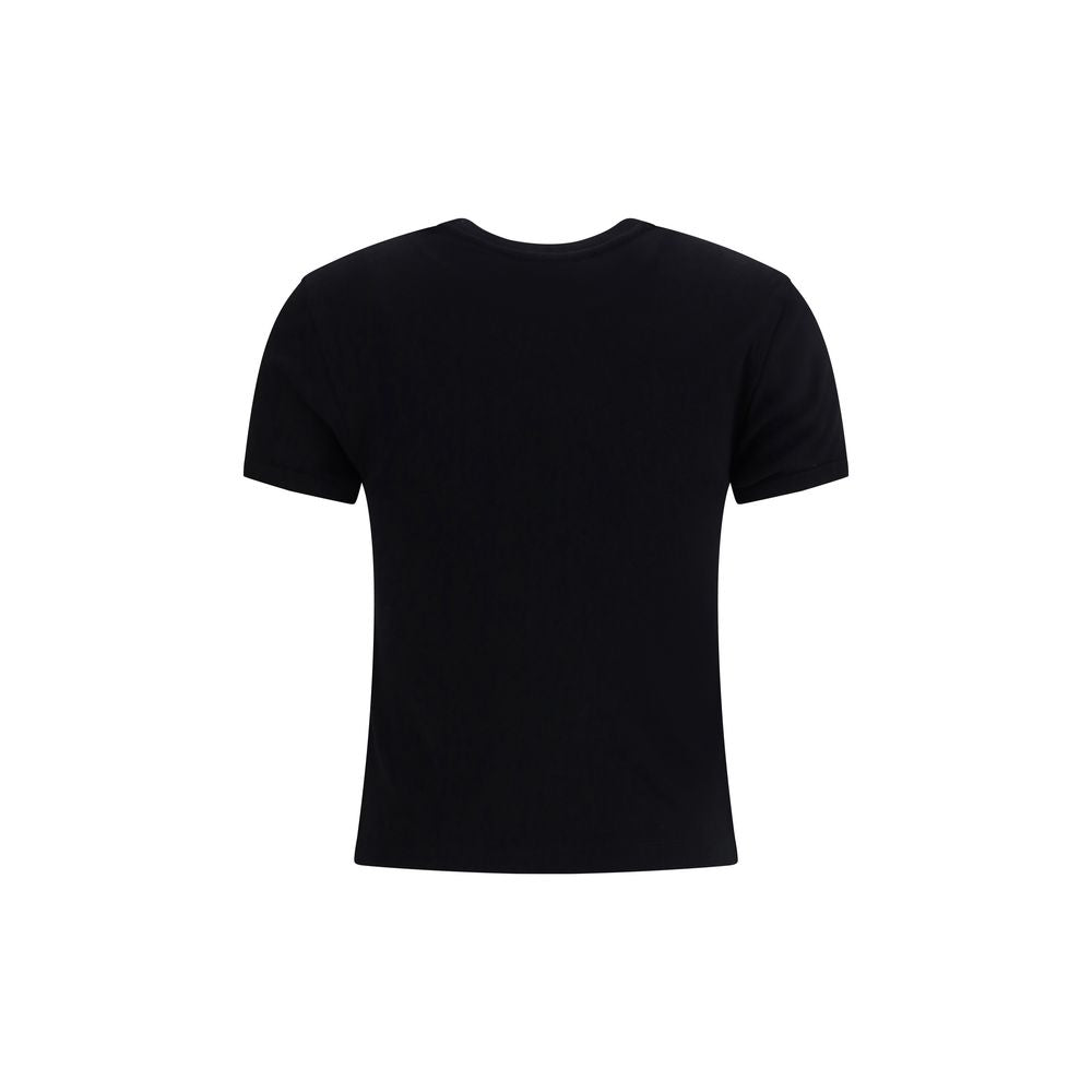 Black Cotton T-Shirt - ventzia
