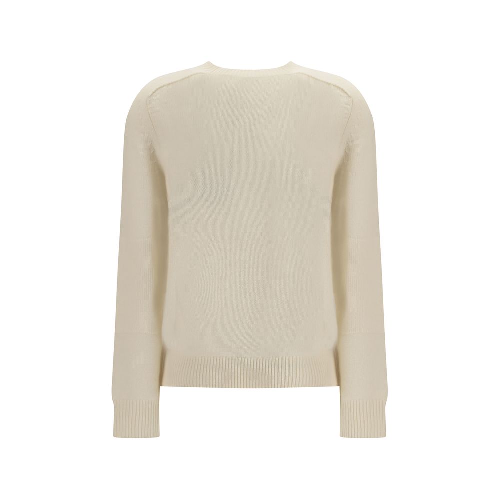 Beige Cashmere Sweater - ventzia