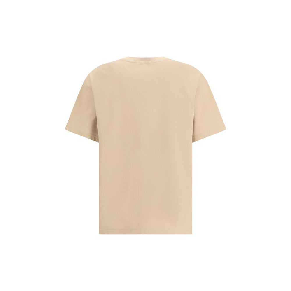 Beige Cotton T-Shirt - ventzia