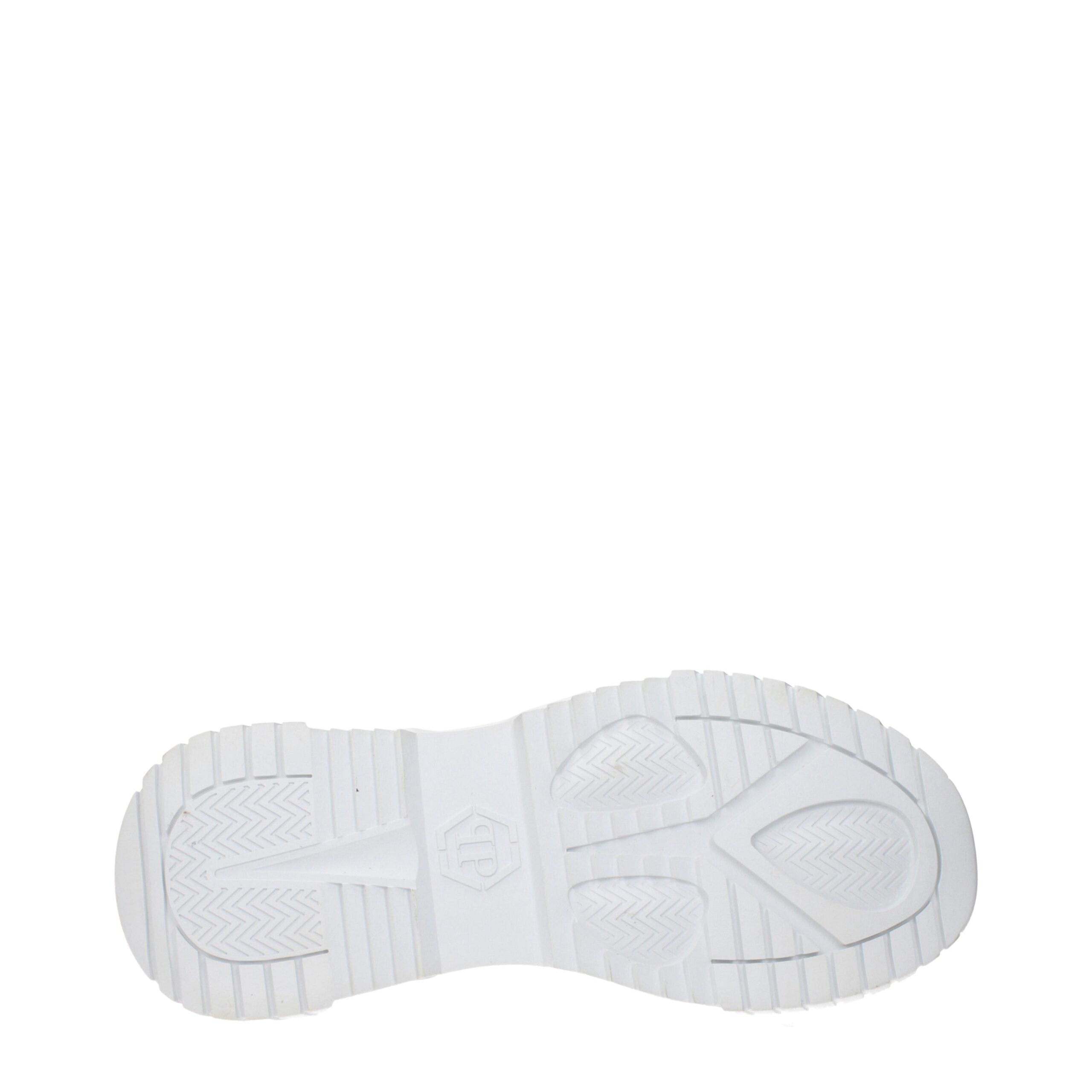 White Fabric Chunky Sneakers - ventzia