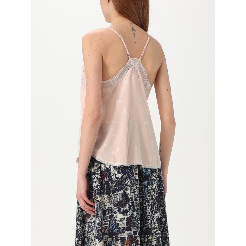 Multicolor Polyester Satin Top