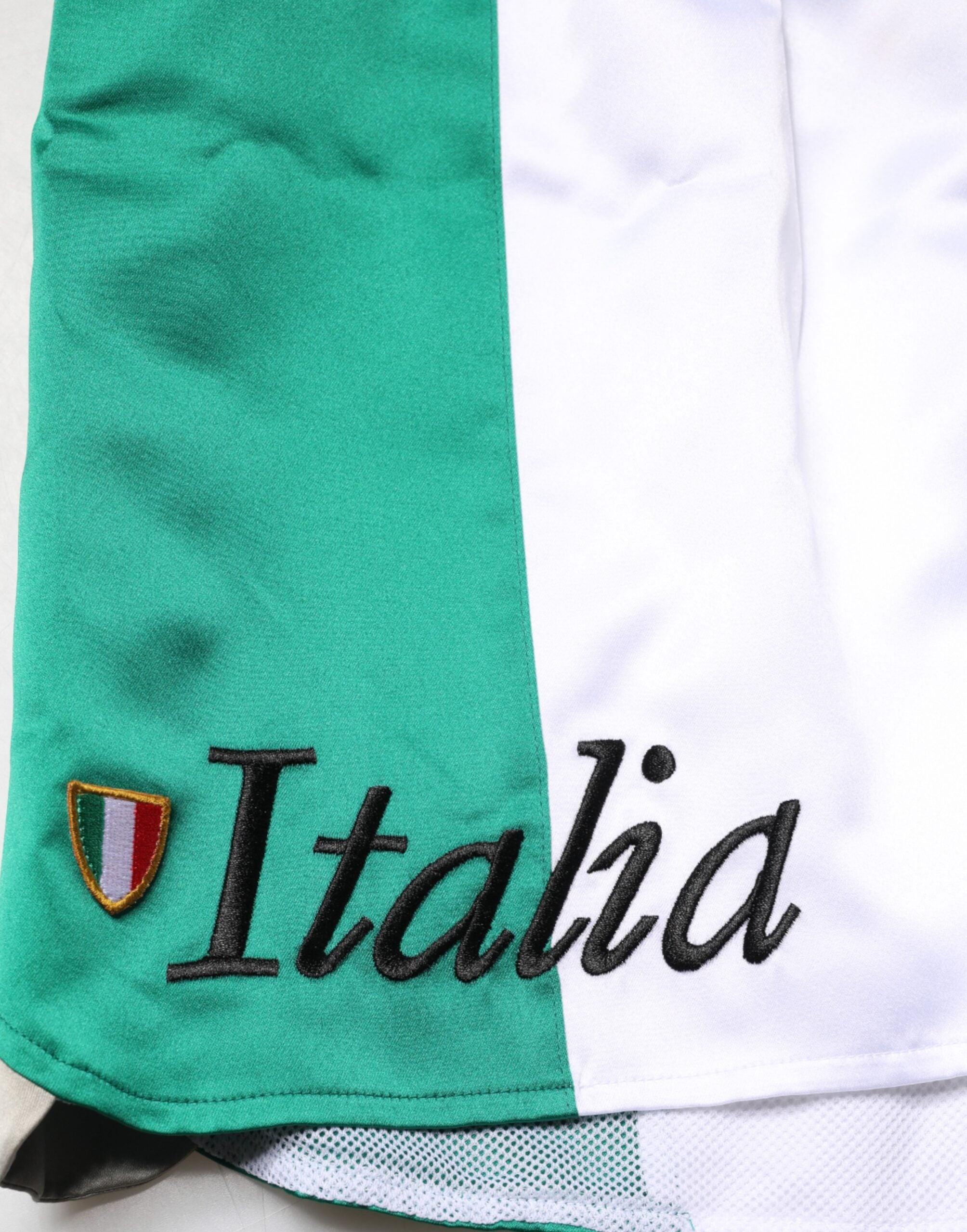 Multicolor Italia Polyester Bermuda Shorts - ventzia