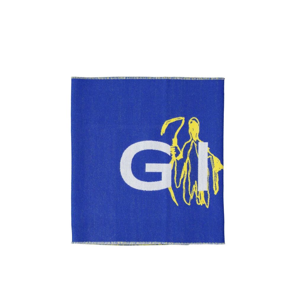 Blue Silk Foulard