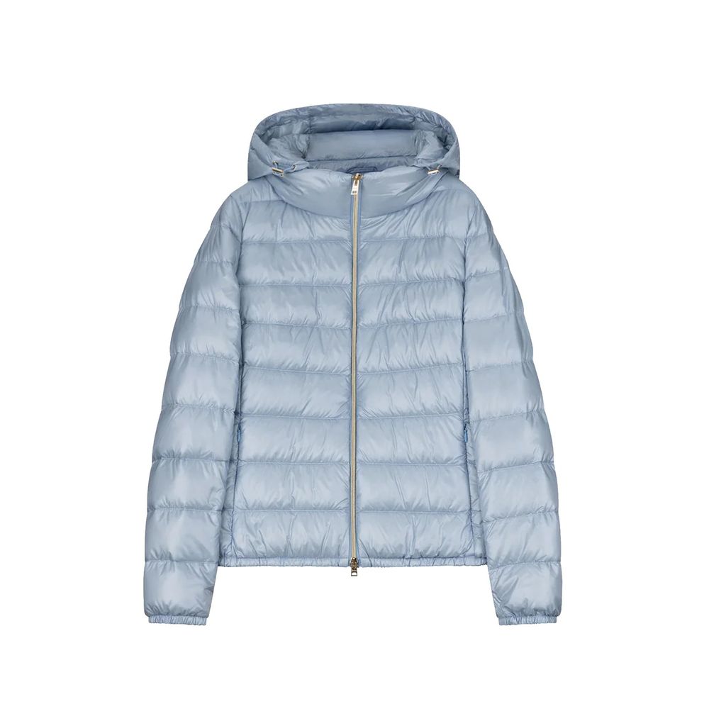 Blue Polyamide Shell Jacket - ventzia