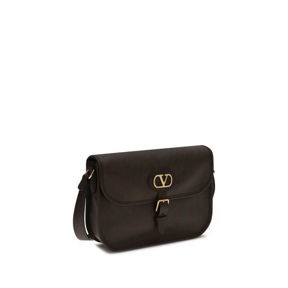 Brown Calf Leather Bos Taurus Shoulder Bag - ventzia