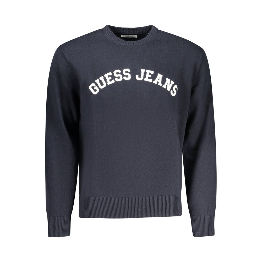 Blue Cotton Men's Sweater - ventzia