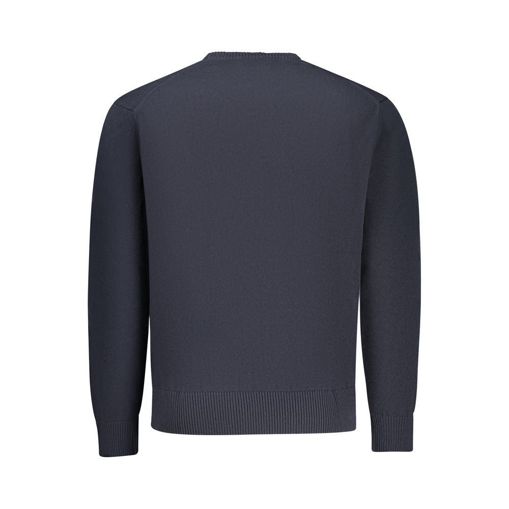 Blue Cotton Men's Sweater - ventzia
