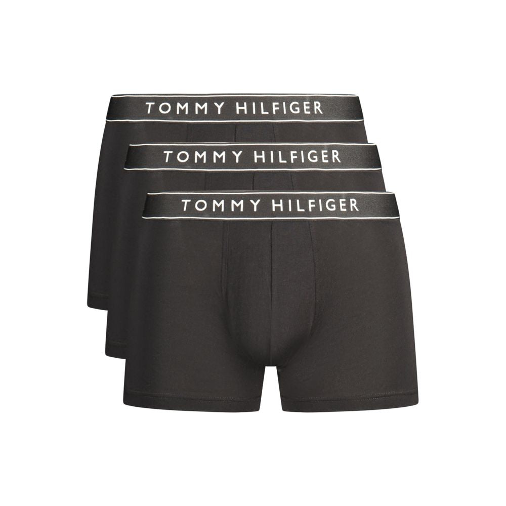 Black Cotton Men's Boxer Short - ventzia