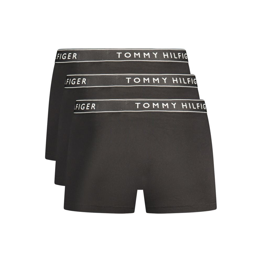 Black Cotton Men's Boxer Short - ventzia