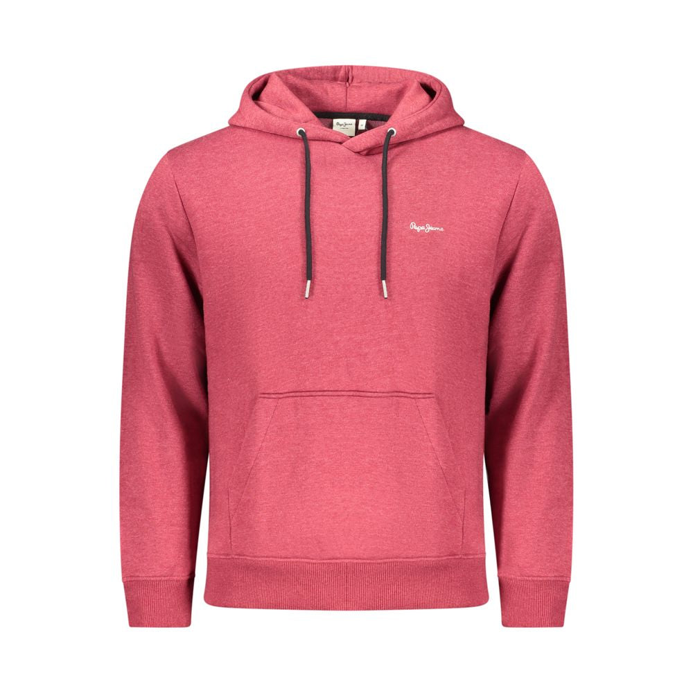 Red Polyester Men's Sweatshirt - ventzia